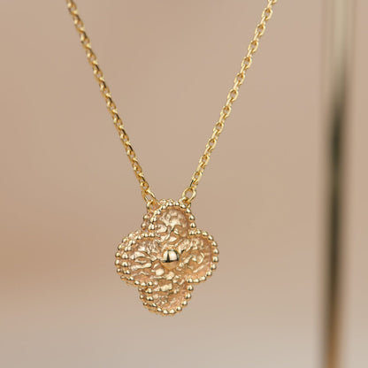 [CiCi]CLOVER 15MM BRONZIERTE HALSKETTE