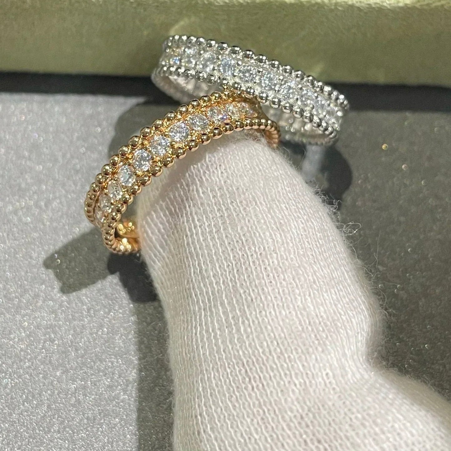 [CiCi]PERLEE DIAMOND SILVER RING