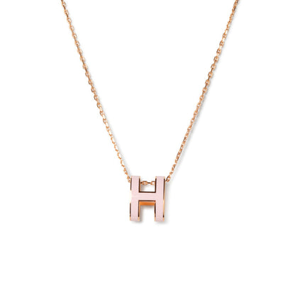 [CiCi]POP H ANHÄNGER ROSÉGOLD