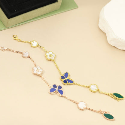 [CiCi]LUCKY SPRING BUTTERFLY 5 MOTIF BRACELET