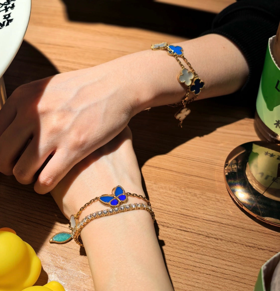 [CICI]LUCKY SPRING BUTTERFLY 5 MOTIF BRACELET