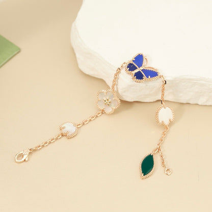 [CiCi]LUCKY SPRING BUTTERFLY 5 MOTIF BRACELET