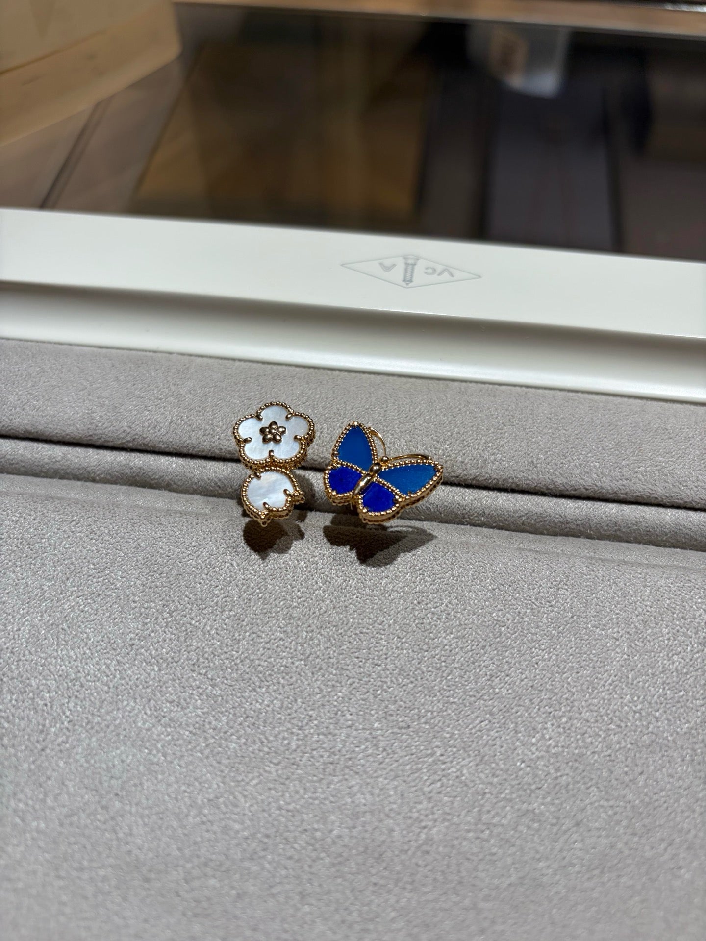 [CICI]LUCKY SPRING BUTTERFLY OPEN-FACE RINGS