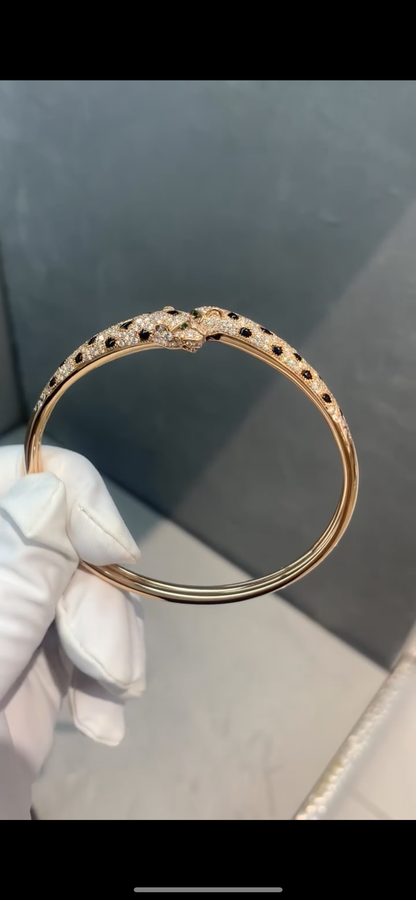 [CiCi]Cheetah Collection Großes Diamantarmband