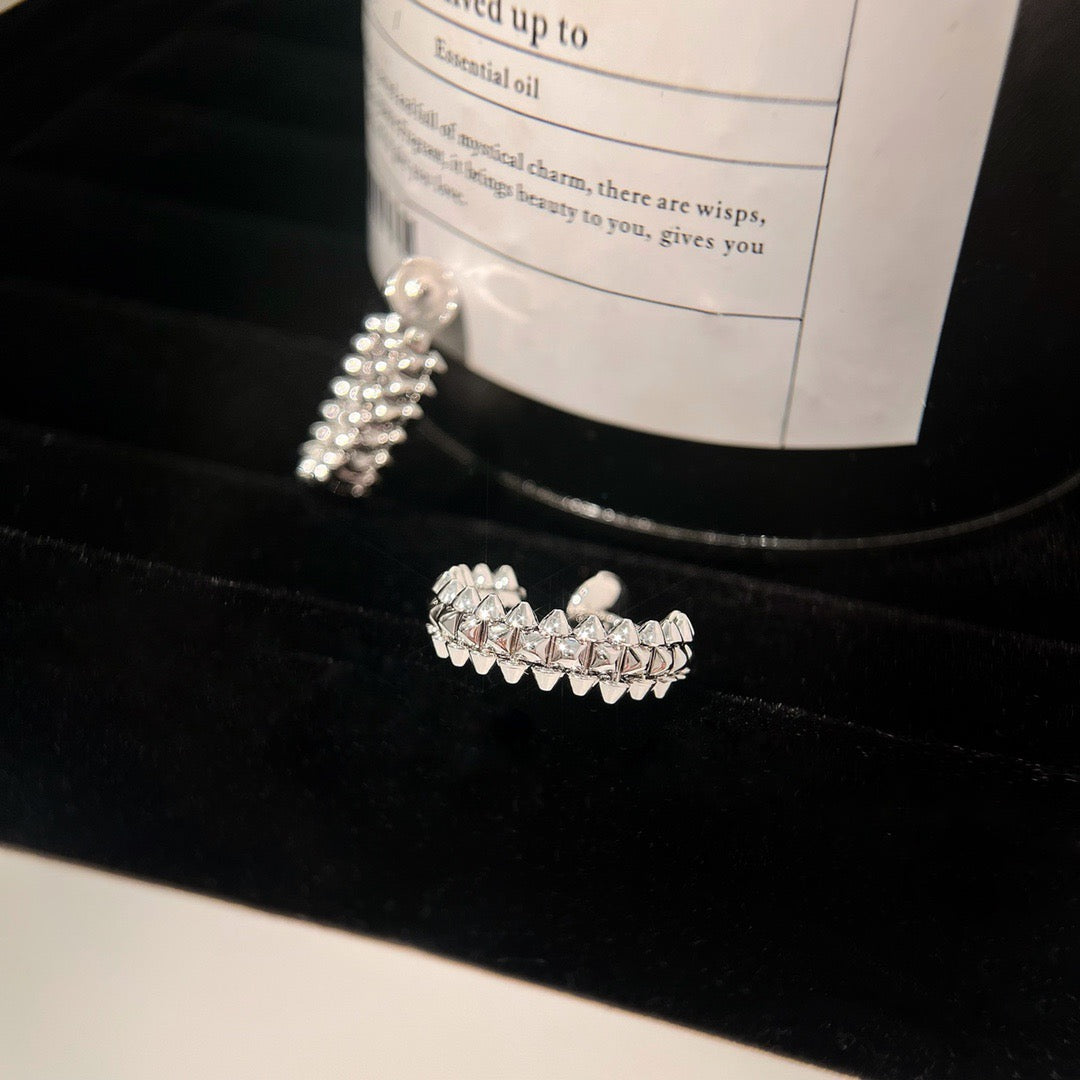 [CiCi]CLASH SMALL HOOP EARRINGS