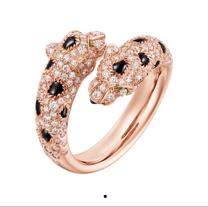 [CiCi]PANTHERE 5MM ALL DIAMOND RING