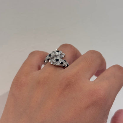 [CiCi]PANTHERE 5MM ALL DIAMOND RING