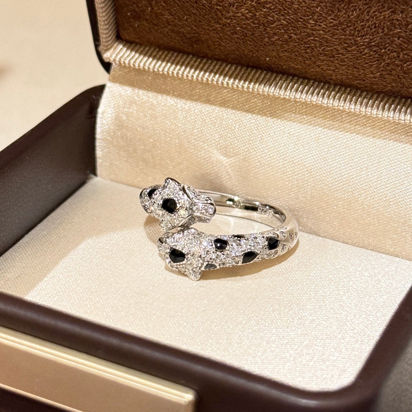 [CiCi]PANTHERE 5MM ALL DIAMOND RING