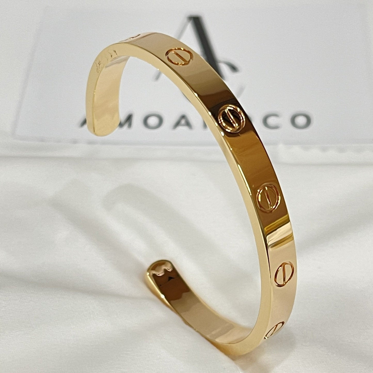 [CiCi]LOVE BRACELET 6.1MM OPEN CUFF