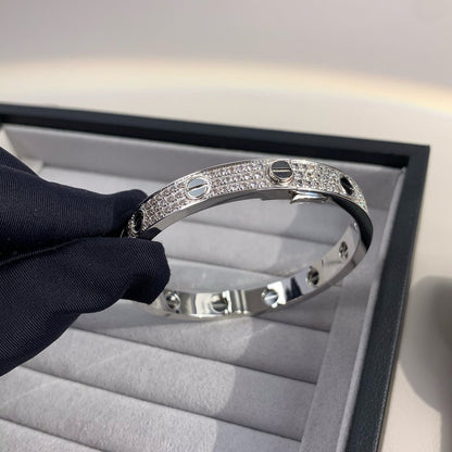 [CiCi]LOVE BRACELET 6.1MM DIAMOND-PAVED CERAMIC