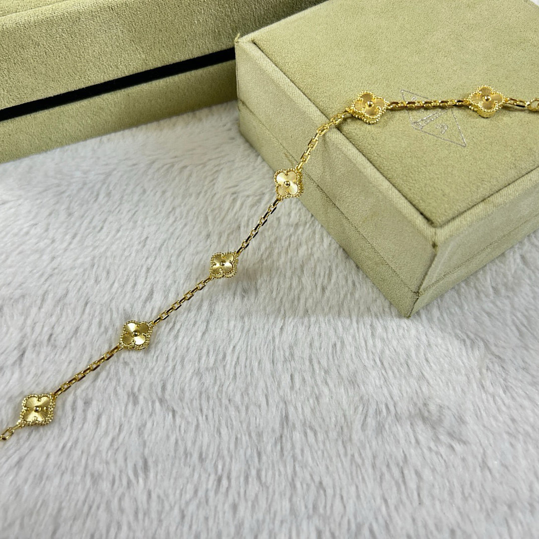 [CiCi]CLOVER 6 MOTIF DIAMOND BRACELET