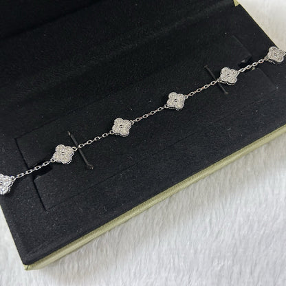 [CiCi]CLOVER 6 MOTIF DIAMOND BRACELET