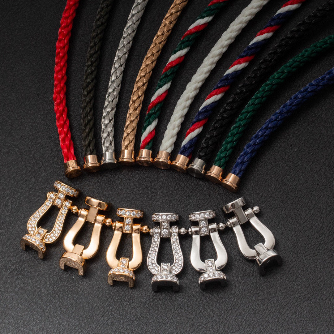 [CiCi]FORCE LARGE HORSESHOE NO DIAMOND BRACELET GOLD
