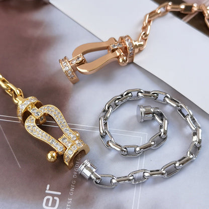 [CiCi]FORCE GROSSER HUFEISENVERSCHLUSS METALLARMBAND
