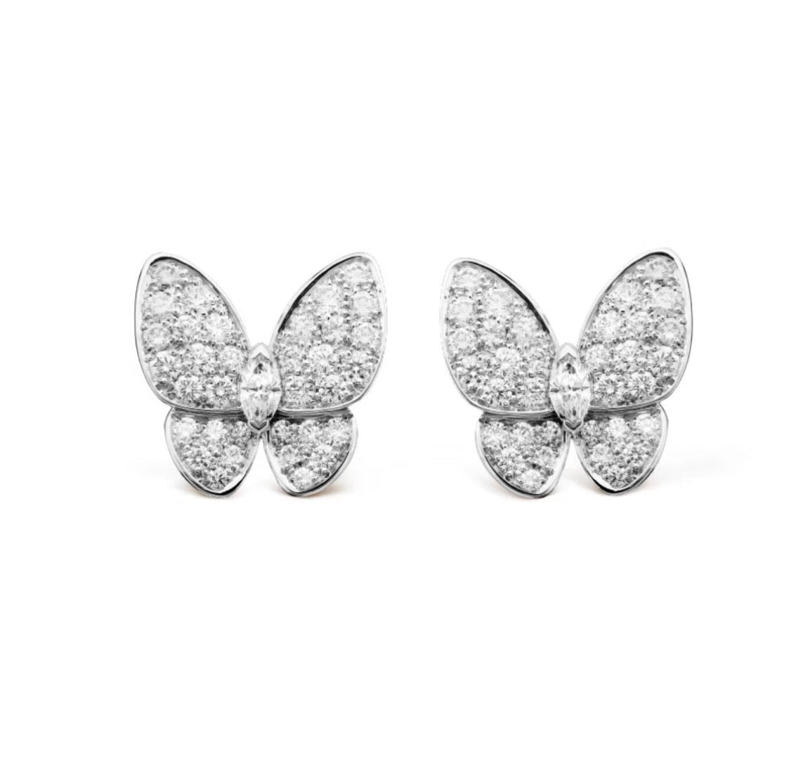 [CiCi]BUTTERFLY ALL DIAMOND EARRINGS