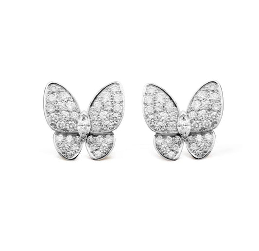 [CiCi]BUTTERFLY ALL DIAMOND EARRINGS