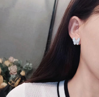 [CiCi]BUTTERFLY ALL DIAMOND EARRINGS