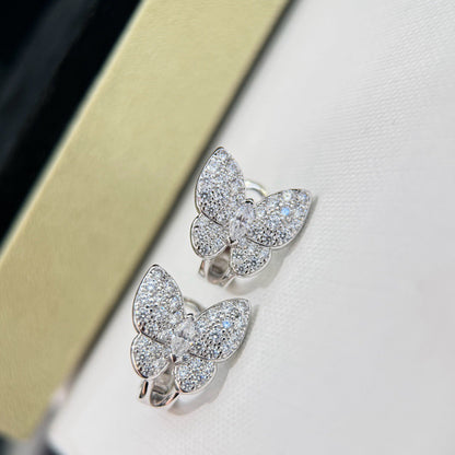 [CiCi]BUTTERFLY ALL DIAMOND EARRINGS