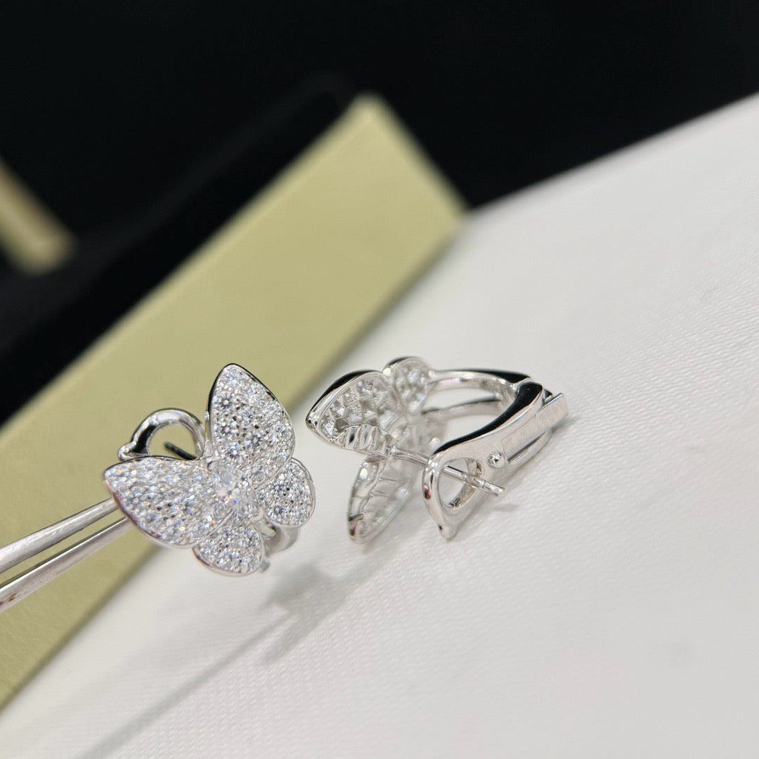 [CiCi]BUTTERFLY ALL DIAMOND EARRINGS