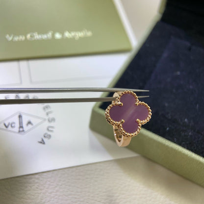 [CiCi]CLOVER  PURPLE VIOLET RING
