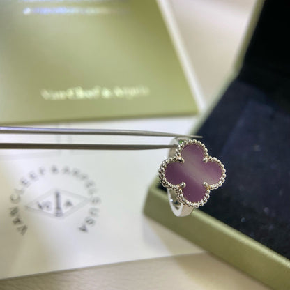 [CiCi]CLOVER  PURPLE VIOLET RING