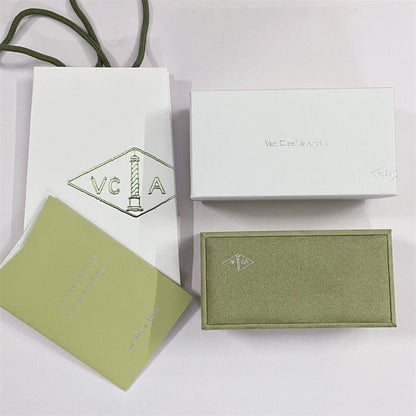 [CiCi]VA CLOVER ARMBAND HALSKETTE RING SCHACHTEL GESCHENKTÜTE