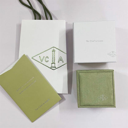[CiCi]VA CLOVER ARMBAND HALSKETTE RING SCHACHTEL GESCHENKTÜTE