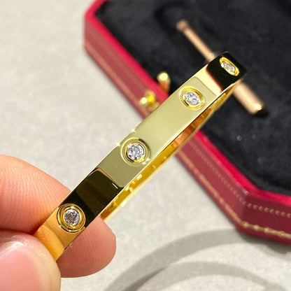 [CiCi]LOVE BRACELET 6.1MM 10 DIAMONDS