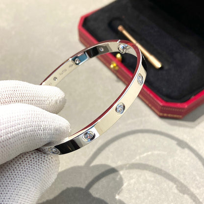 [CiCi]LOVE BRACELET 6.1MM 10 DIAMONDS
