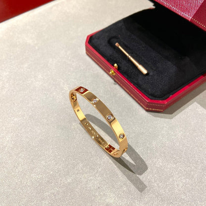 [CiCi]LOVE BRACELET 6.1MM 10 DIAMONDS