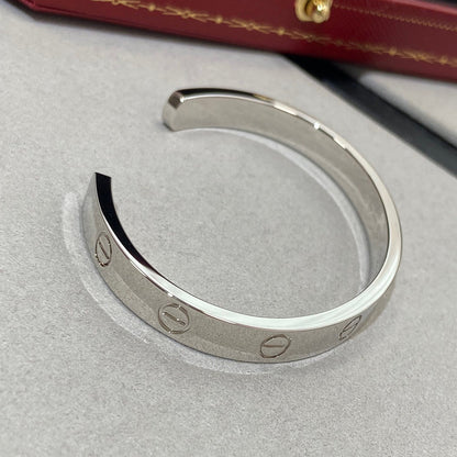 [CiCi]LOVE BRACELET 6.1MM 1 DIAMOND OPEN CUFF