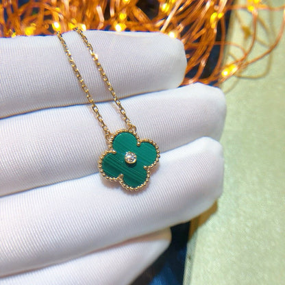 [CiCi]CLOVER 15MM DIAMOND TURQUOISE HALSKETTE
