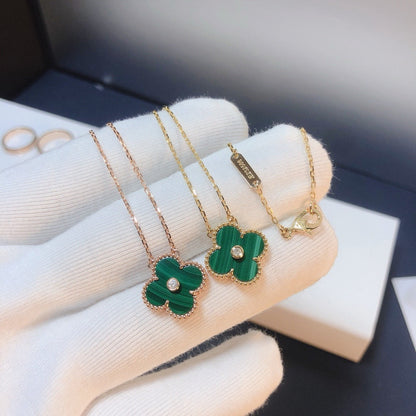 [CiCi]CLOVER 15MM DIAMOND TURQUOISE HALSKETTE