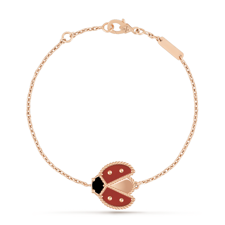 [CiCi]LUCKY SPRING 1 MOTIF PINK GOLD BRACELET