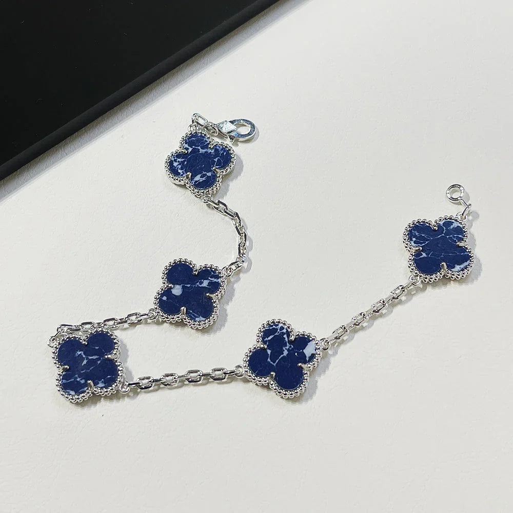 [CiCi]CLOVER 5 MOTIF PIETERSITE BRACELET COLLECTION