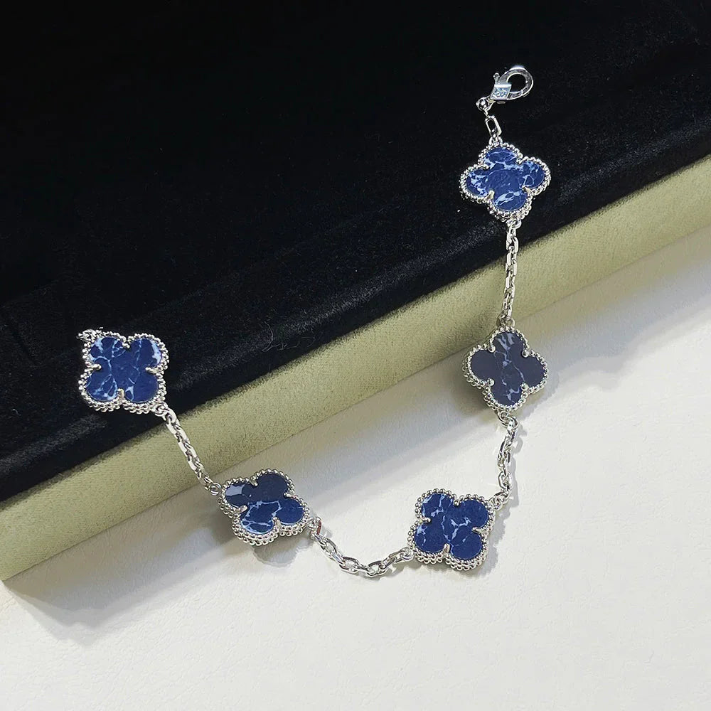 [CiCi]CLOVER 5 MOTIF PIETERSITE BRACELET COLLECTION