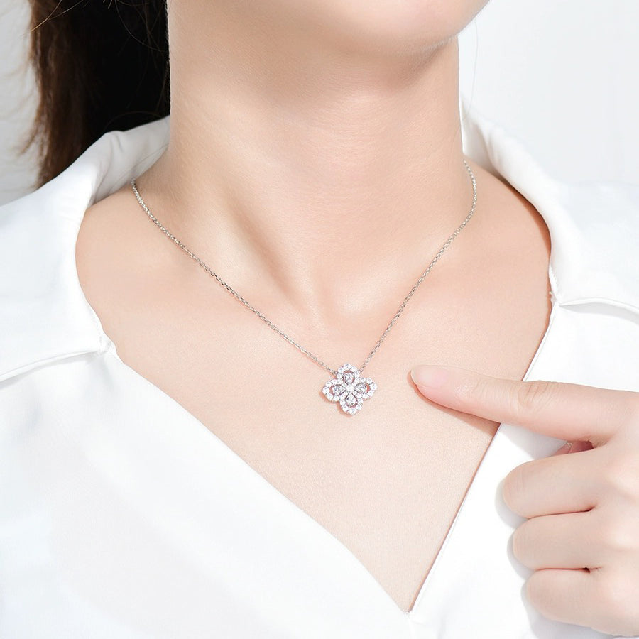 [CiCi]HALSBAND LOOP VOLLSTÄNDIGES MOTIV DIAMANT 16MM MEHRERE FARBEN