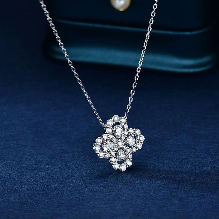 [CiCi]HALSBAND LOOP VOLLSTÄNDIGES MOTIV DIAMANT 16MM MEHRERE FARBEN