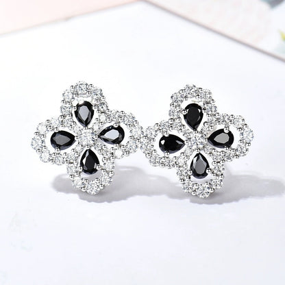 [CiCi]LOOP EARRINGS FULL MOTIF DIAMOND 16MM