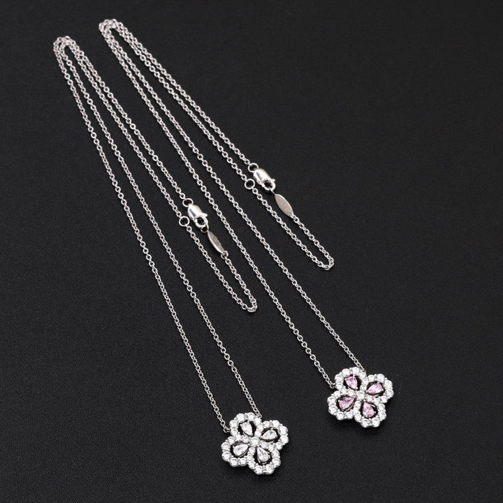 [CiCi]HALSBAND LOOP VOLLSTÄNDIGES MOTIV DIAMANT 16MM MEHRERE FARBEN