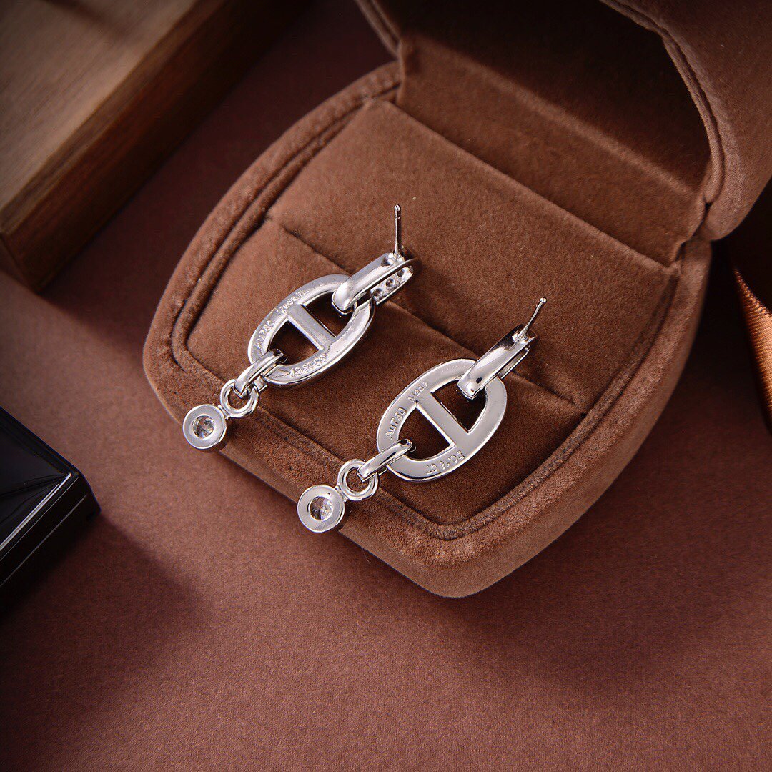 [CiCi]HM CHAINE DIAMOND EARRINGS