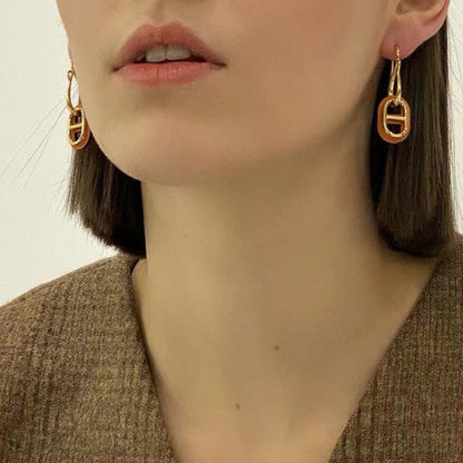 [CiCi]HM O'MAILLON GOLD EARRINGS