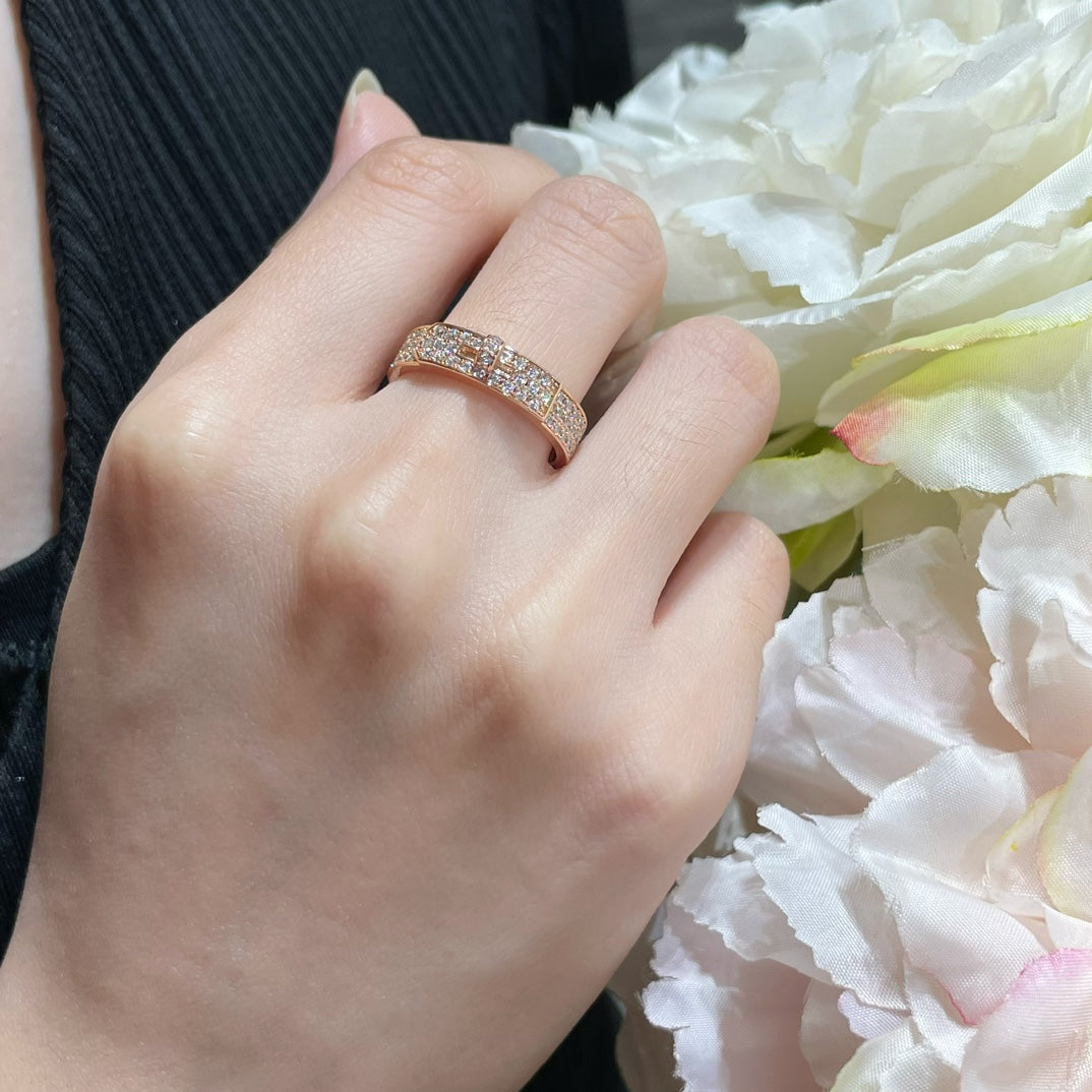 [CiCi]KELLY PINK GOLD DIAMOND RING