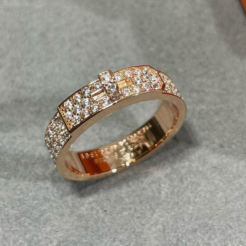 [CiCi]KELLY PINK GOLD DIAMOND RING