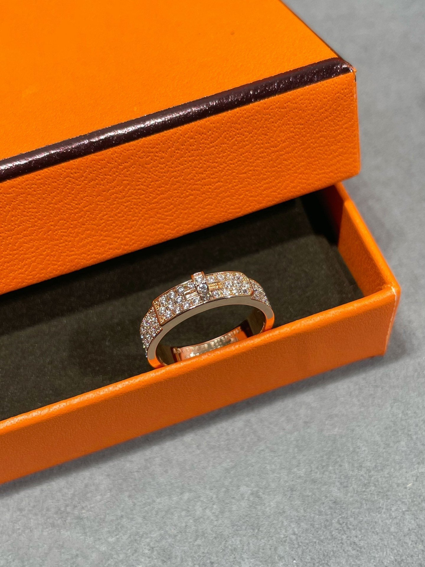 [CiCi]KELLY PINK GOLD DIAMOND RING