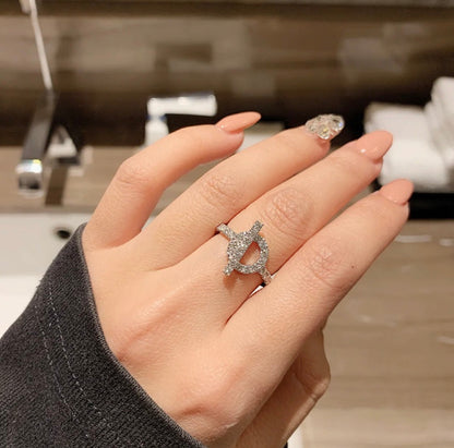 [CiCi]ECHAPPEE RING SILVER DIAMOND