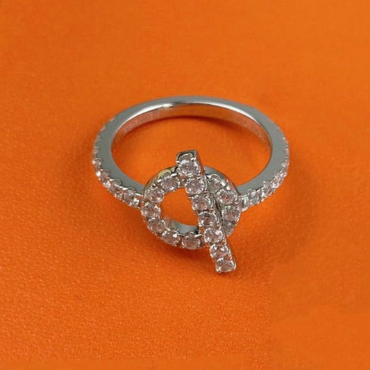 [CiCi]ECHAPPEE RING SILVER DIAMOND