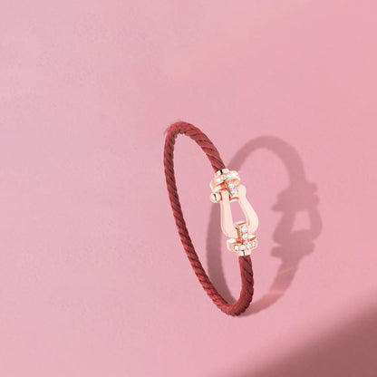 [CiCi]FORCE 10 HALF DIAMOND PINK GOLD RED CORDERI LARGE AND MEDIUM MODEL