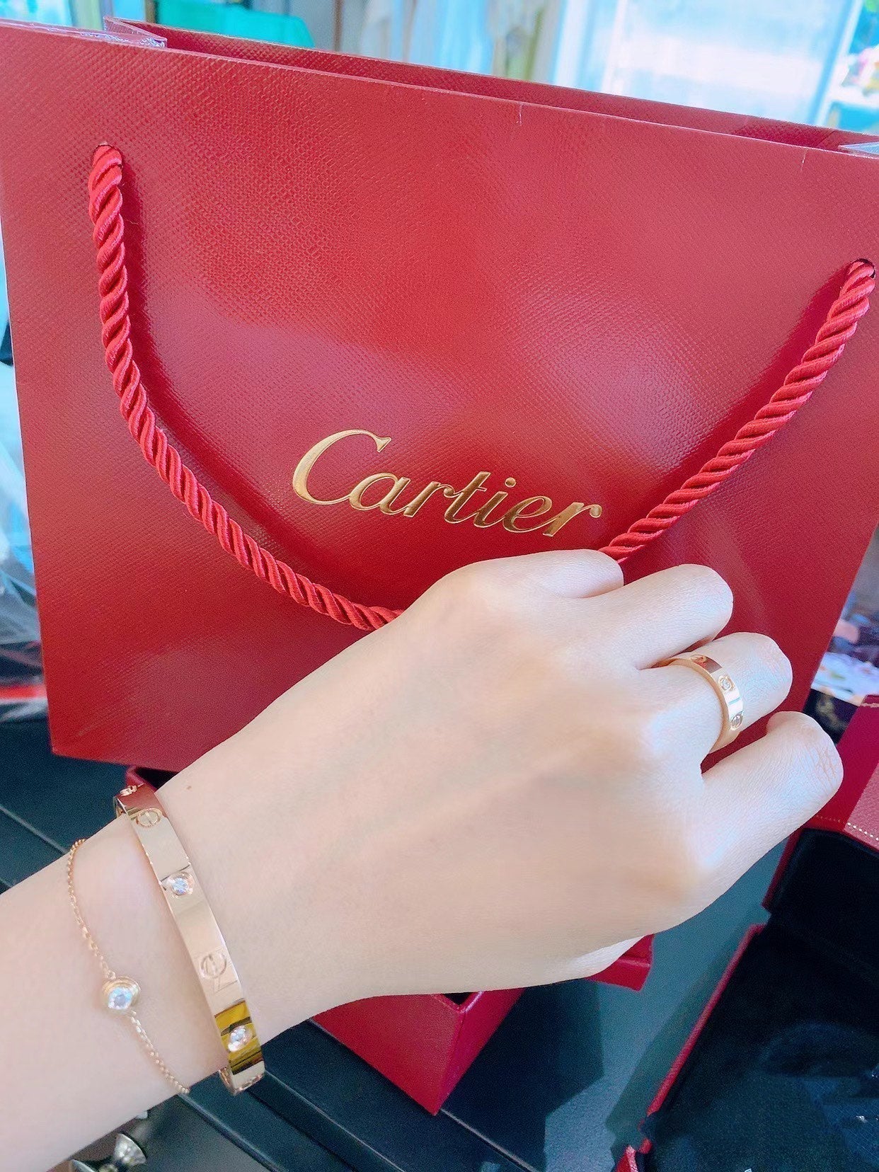 [CiCi]DAMOUR DIAMOND LINK BRACELET