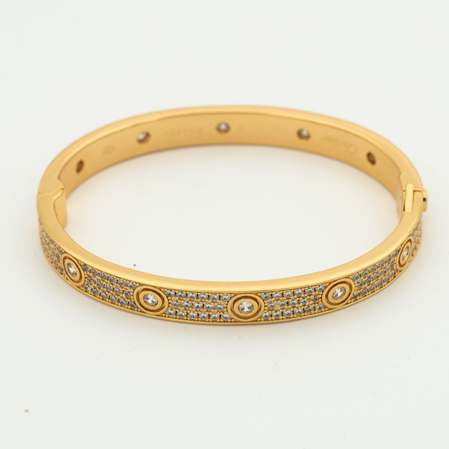 [CiCi]LOVE BRACELET 6.1MM DIAMOND-PAVED 10 BIG DIAMONDS